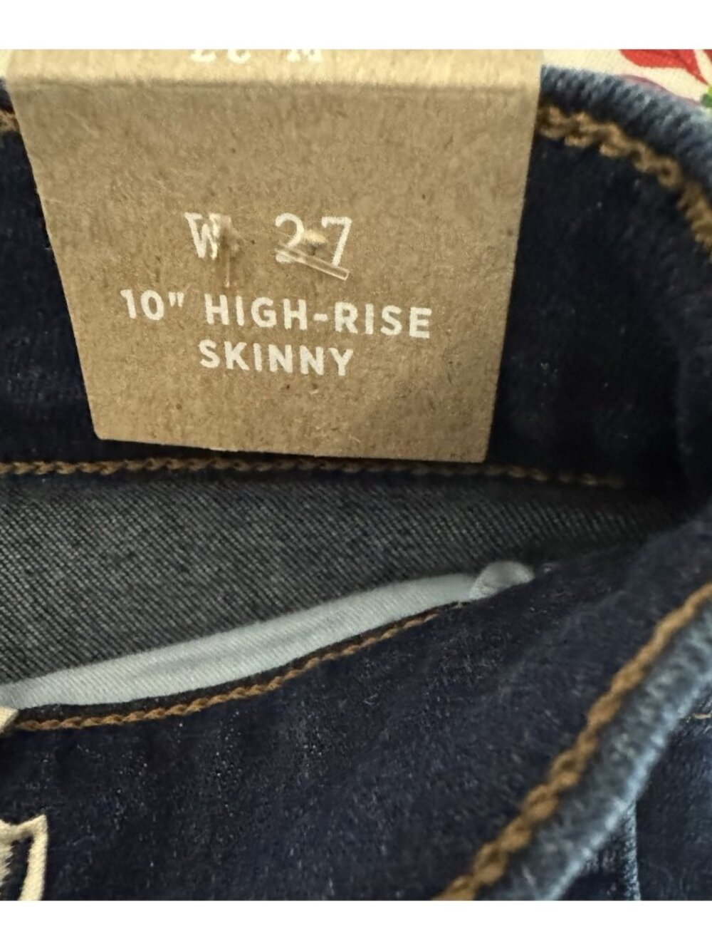 Madewell Women 10" High Rise Skinny Jeans Blue Size 27 new - Picture 5 of 8